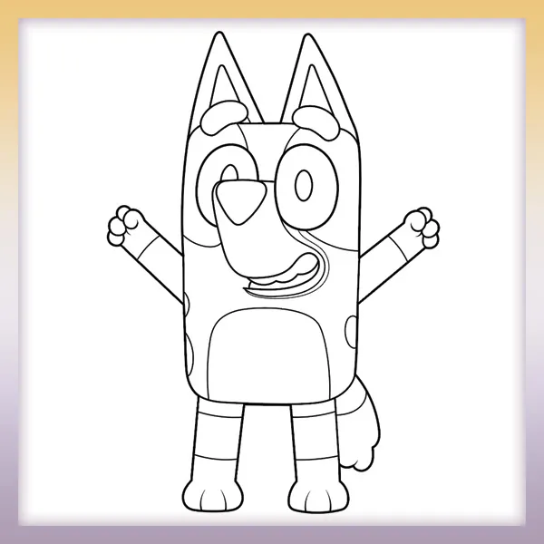 Bluey | Dibujos para colorear