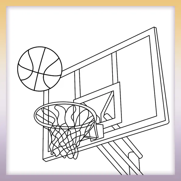 Aro de baloncesto | Dibujos para colorear