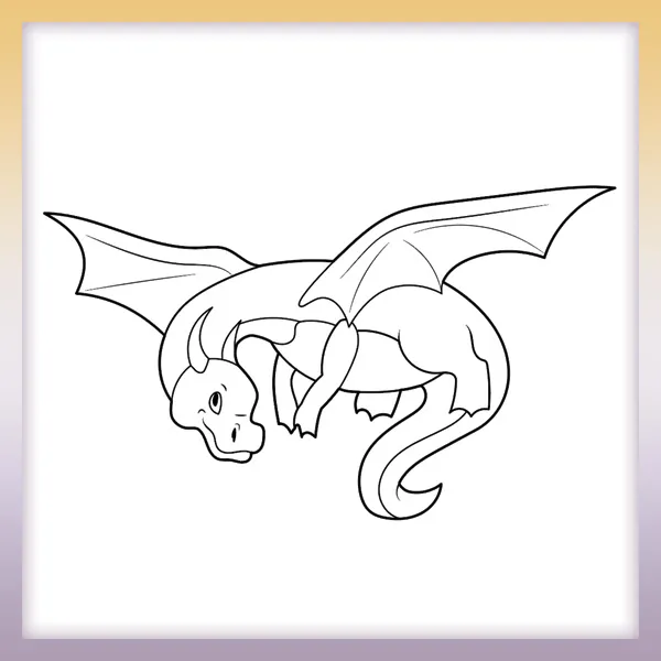 Dragón | Dibujos para colorear