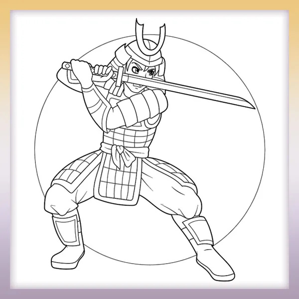 Samurai | Dibujos para colorear