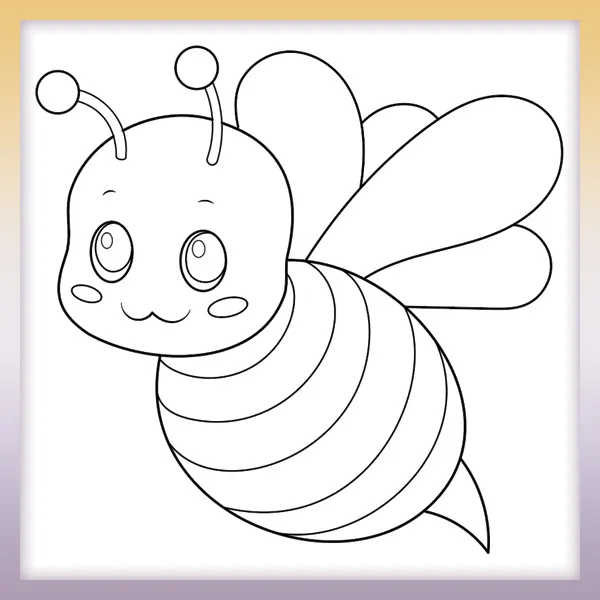 Abeja | Dibujos para colorear